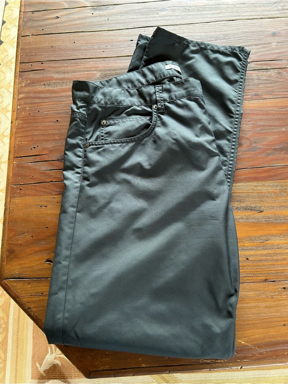 Helmut Lang Men's Olive Chinos 36x31